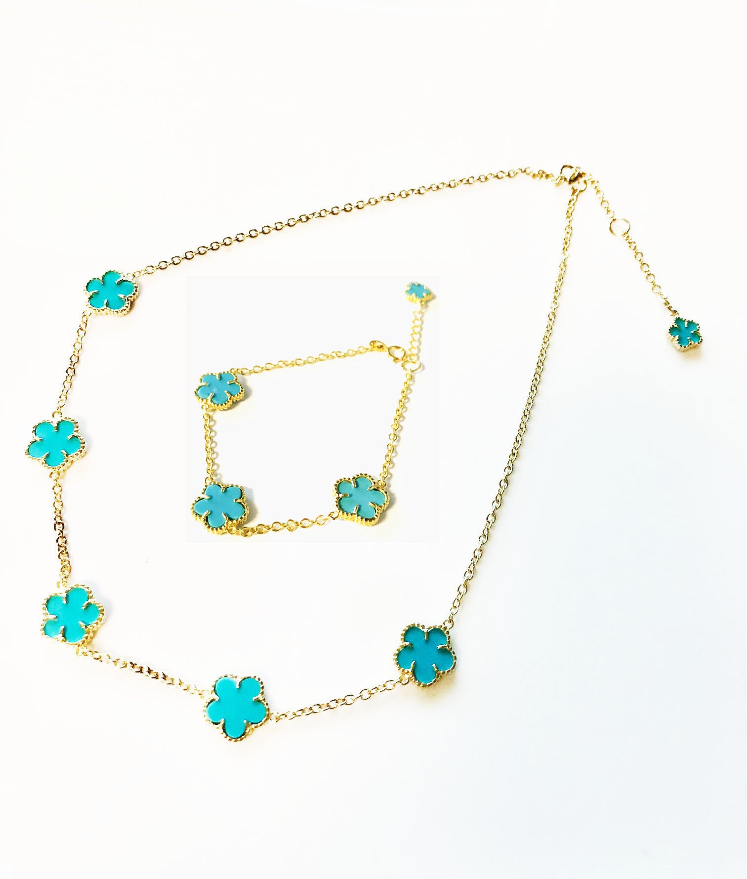 Turquoise Flower bracelet