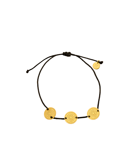 Cyclades triple sphere bracelet