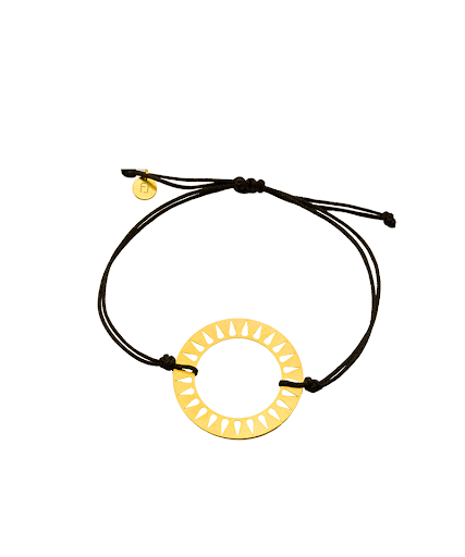 Helios large circle bracelet