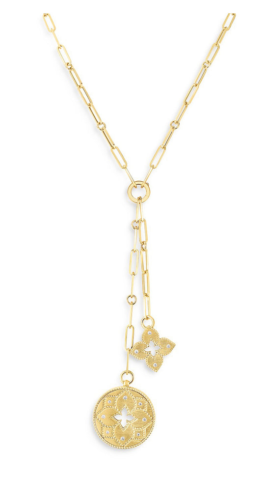 Grecian Princess Four Crosses Y Necklace