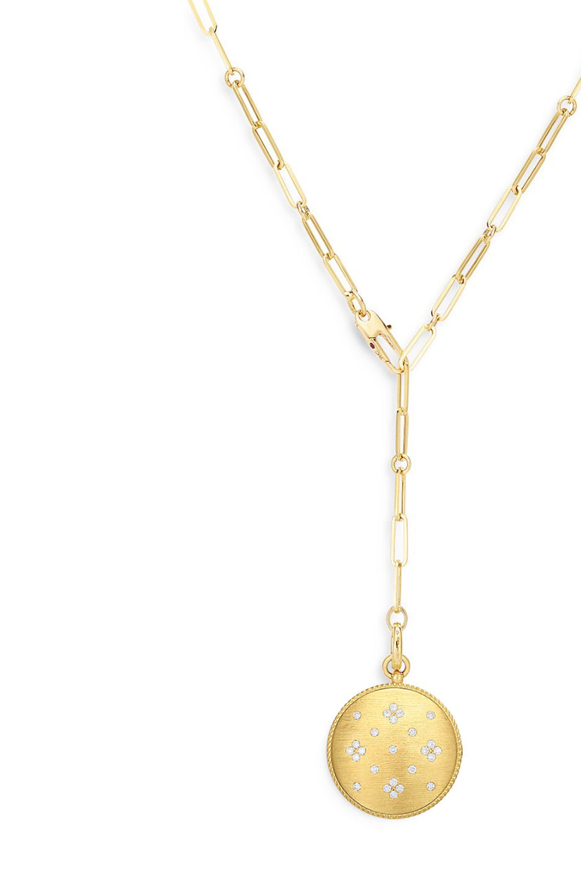 Grecian Princess Four Crosses Dome Y Necklace
