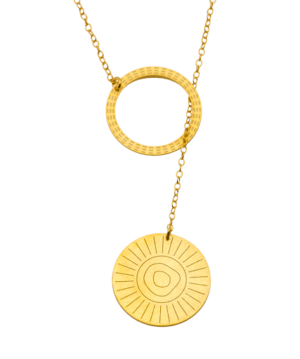 Cyclades lariat necklace