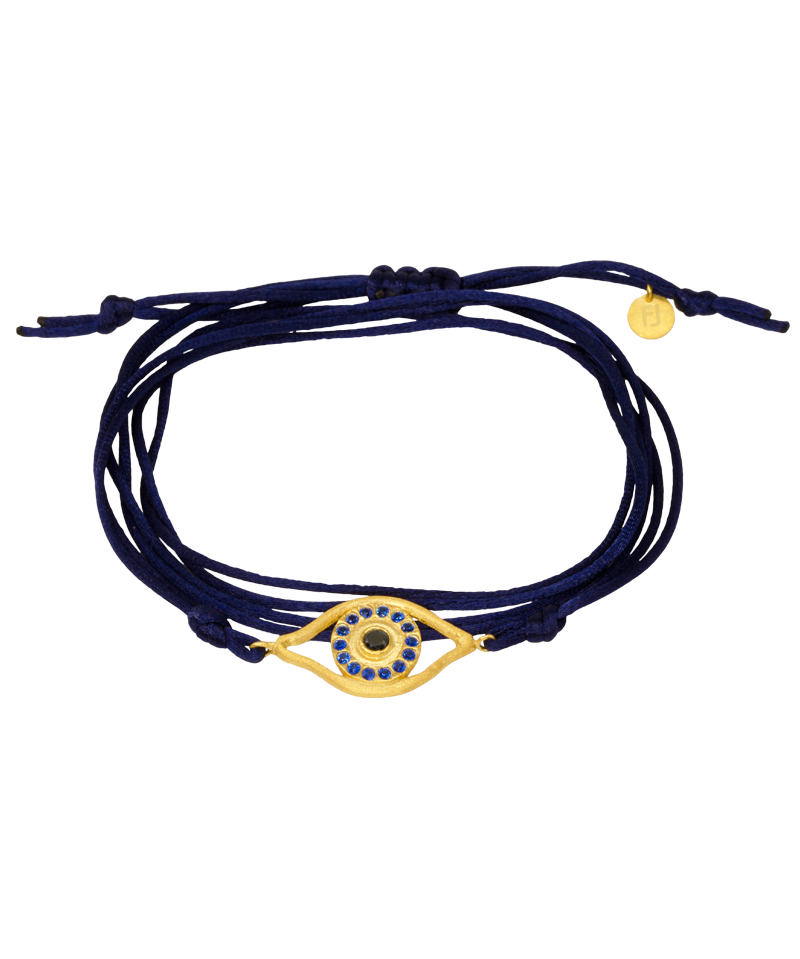 Penelope Wrap Bracelet (cobalt)