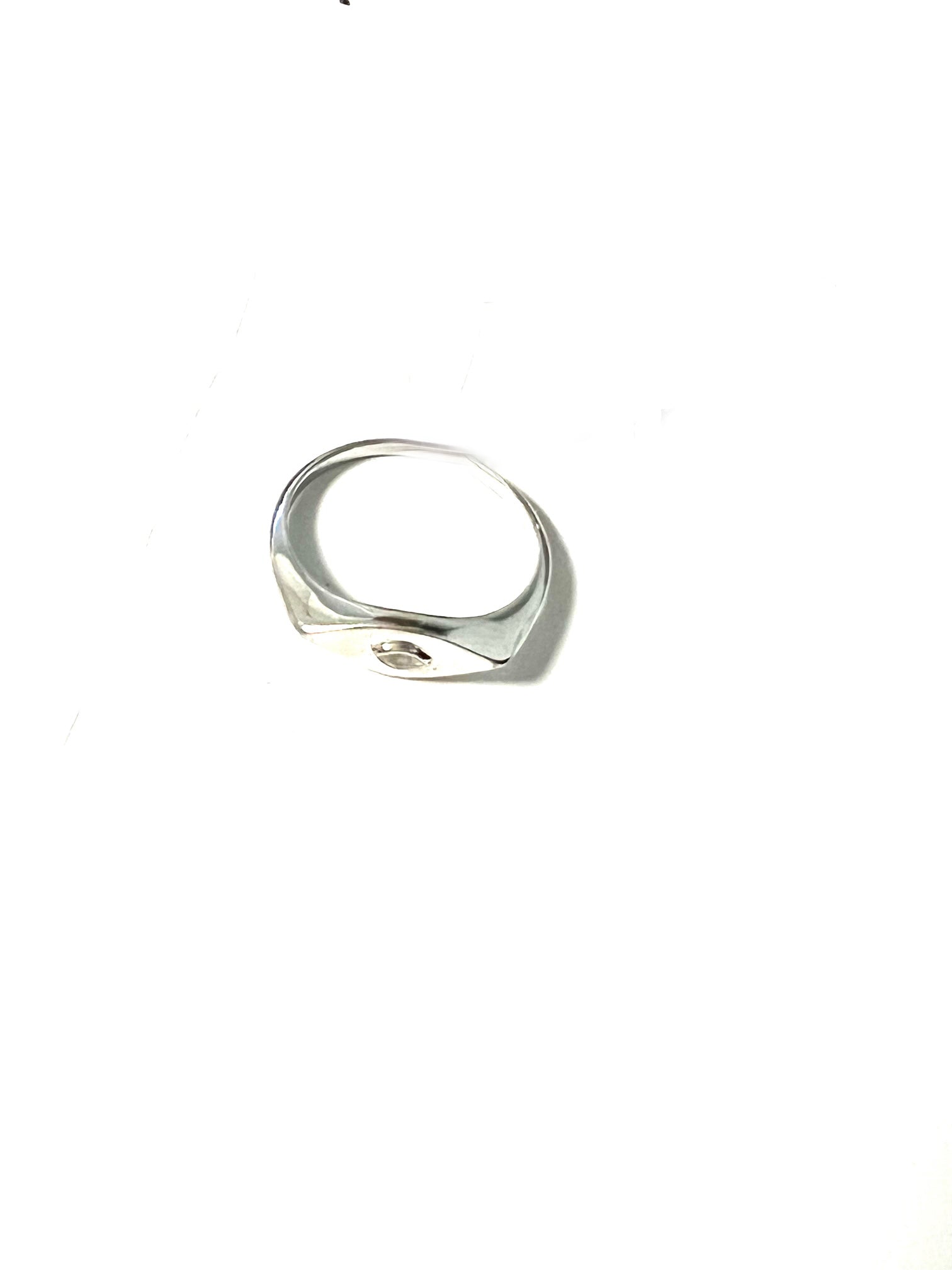 Art Deco Stackable Evil Eye Ring