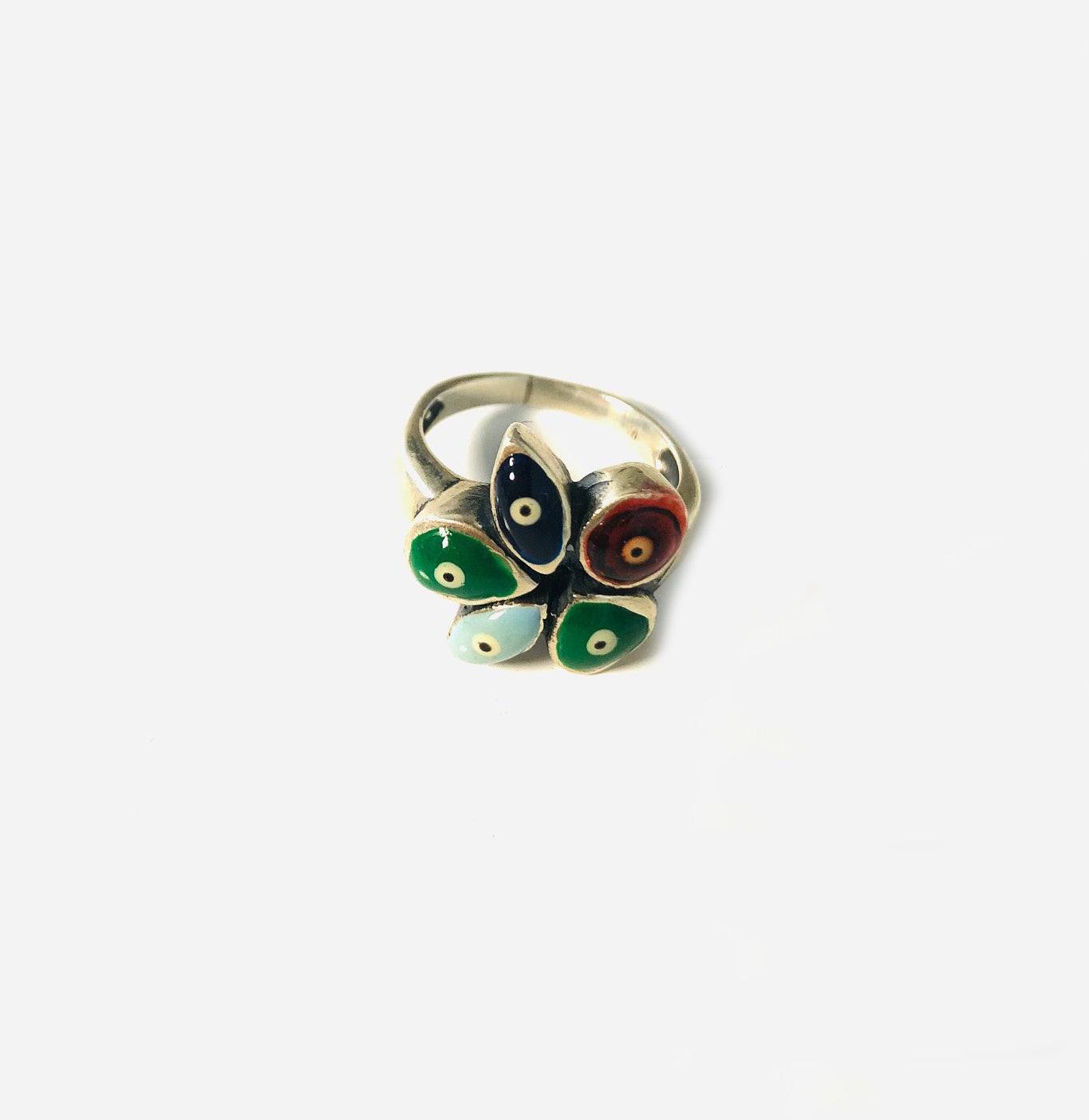 Hip Evil Eye Ring