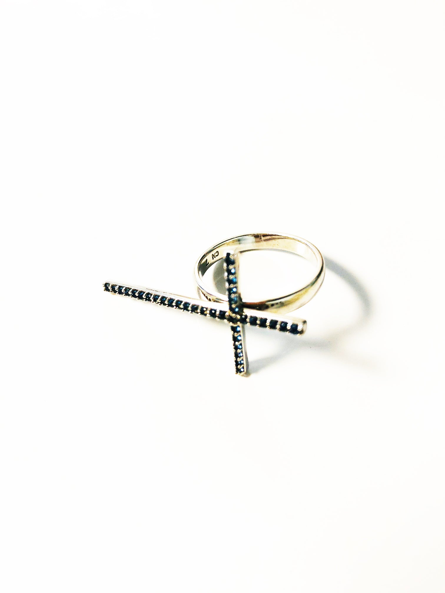 Bling Cross Ring