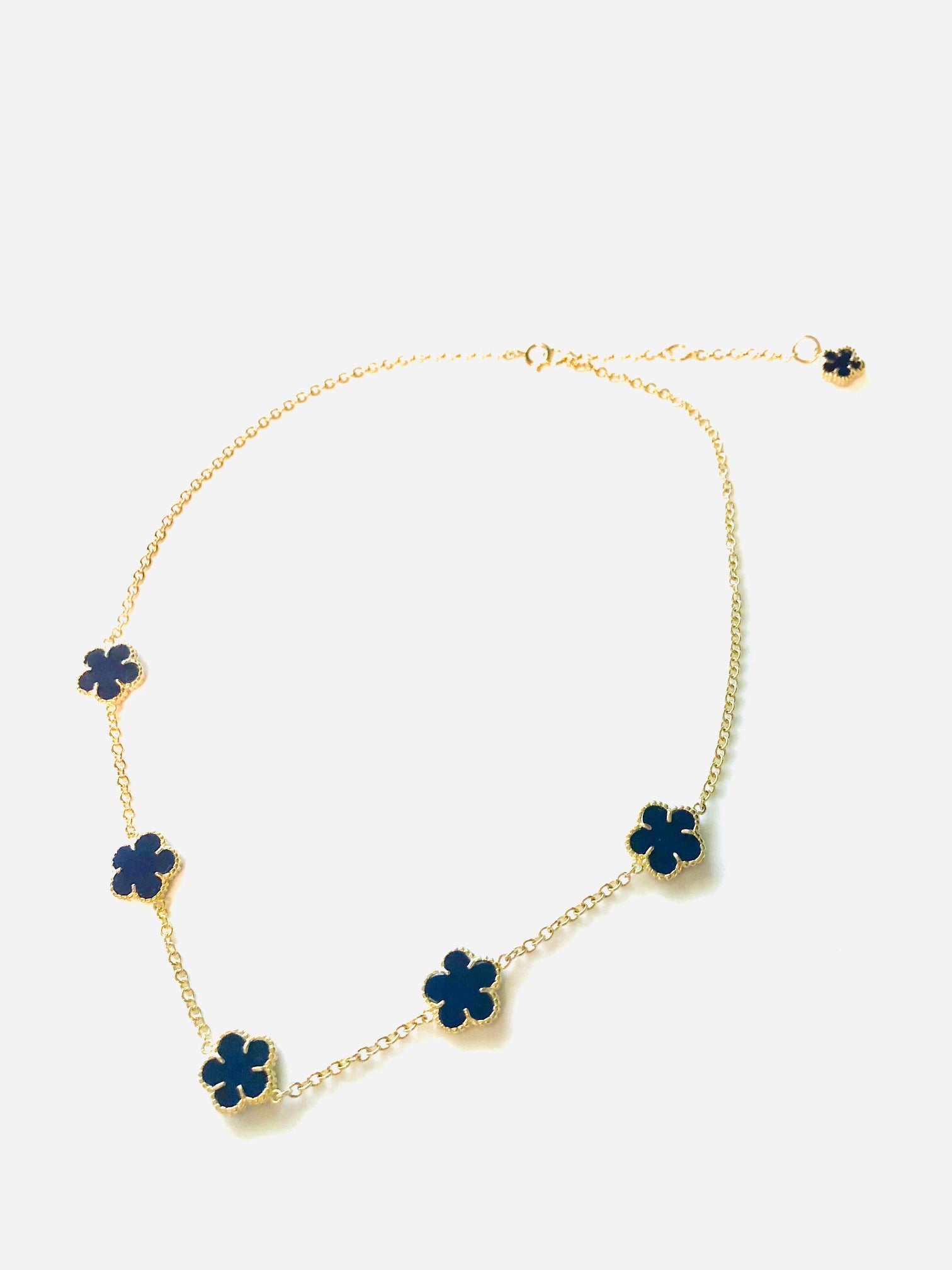 Cobalt Flower necklace