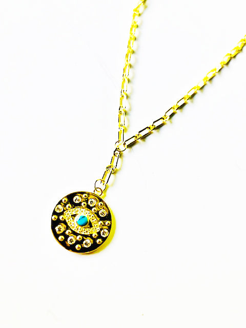 Mati Turquoise Medallion