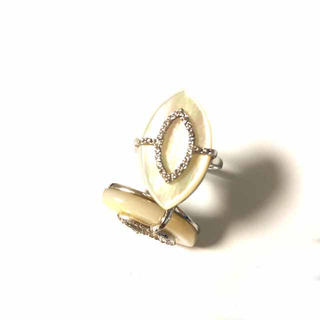 Mati Mother of Pearl Ring
