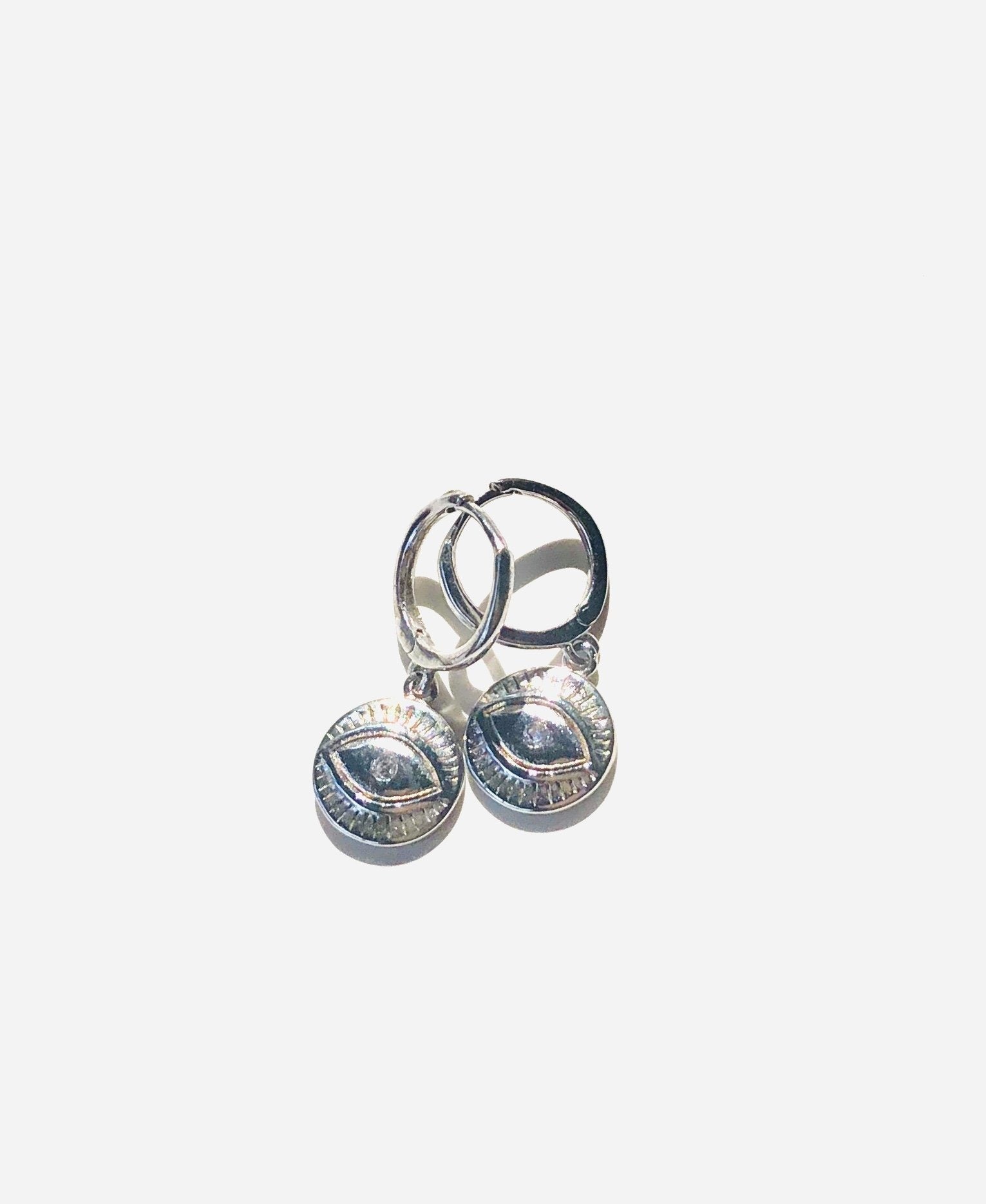 Mini Mati disc earrings