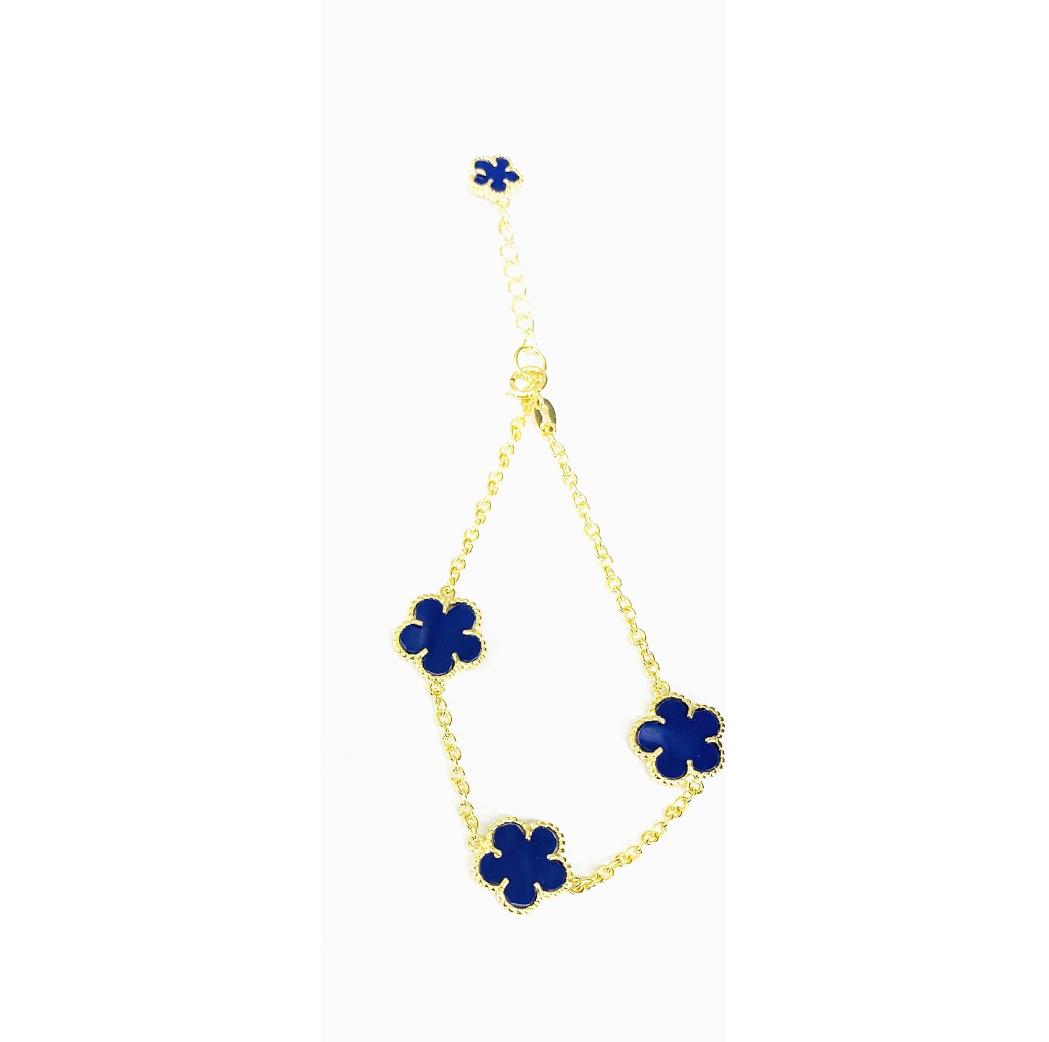 Cobalt Flower bracelet