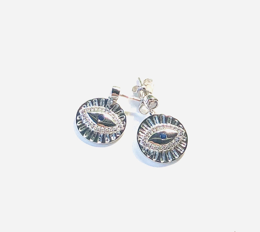 Mini Mati disc earrings