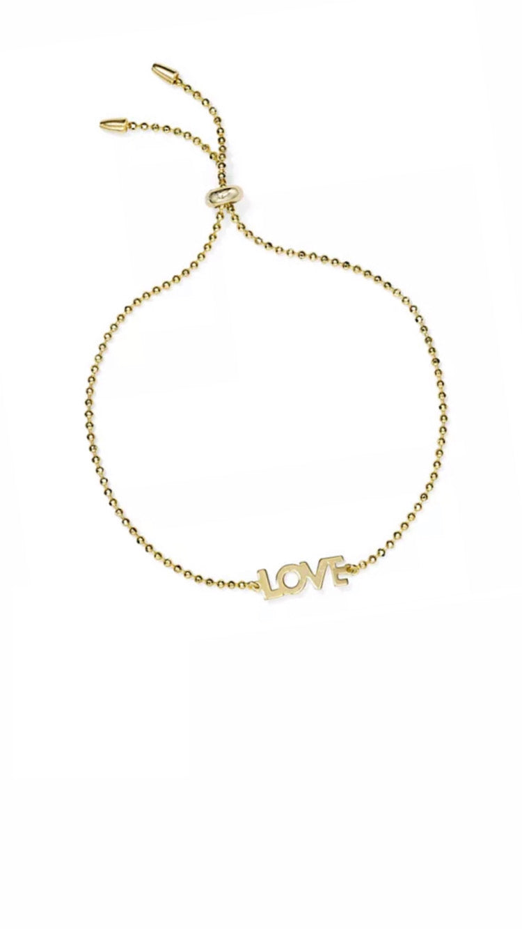 Golden Love bracelet