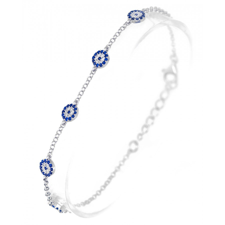 Mini Mati Sapphire Tennis Bracelet