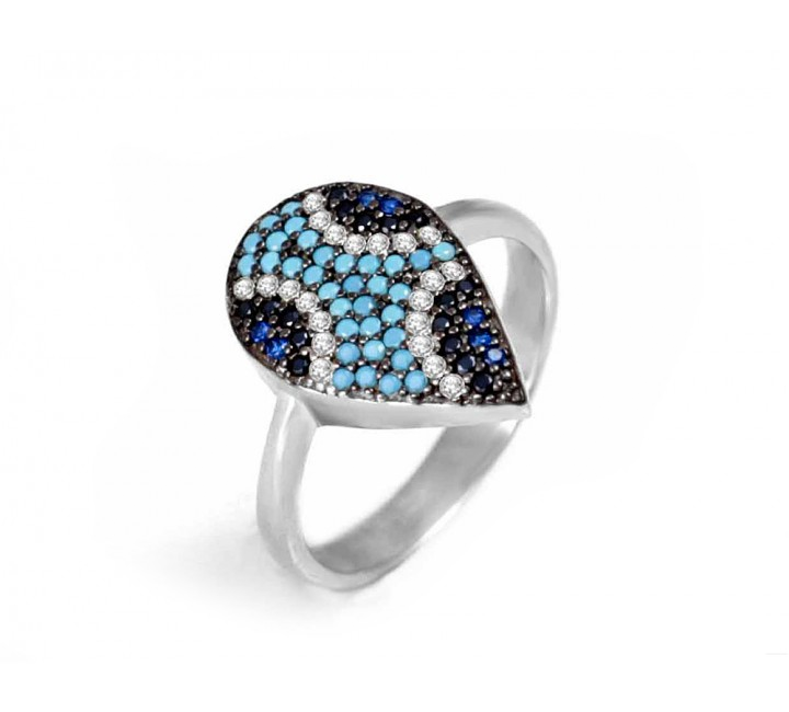 Teardrop cocktail Ring